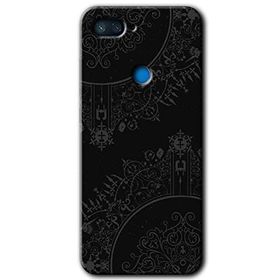 Xiaomi Mi 8 Lite Siyah Mandala Baskılı Uyumlu Silikon Kılıf