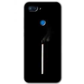 Xiaomi Mi 8 Lite Sönmüş Kibrit Baskılı Uyumlu Silikon Kılıf