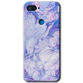 Xiaomi Mi 8 Lite Spots Lilac Baskılı Uyumlu Silikon Kılıf