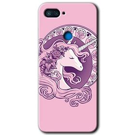 Xiaomi Mi 8 Lite Unicorn Pembe Baskılı Uyumlu Silikon Kılıf