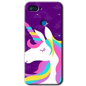 Xiaomi Mi 8 Lite Unicorn Sleep Baskılı Uyumlu Silikon Kılıf