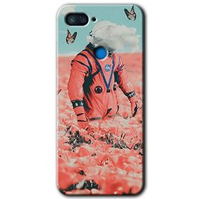 Xiaomi Mi 8 Lite Uzay Bahçesi Baskılı Uyumlu Silikon Kılıf