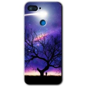 Xiaomi Mi 8 Lite Uzay Silüet Baskılı Uyumlu Silikon Kılıf