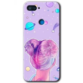 Xiaomi Mi 8 Lite Uzaylı Kız Baskılı Uyumlu Silikon Kılıf