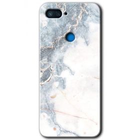 Xiaomi Mi 8 Lite White Marble Baskılı Uyumlu Silikon Kılıf