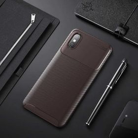 Xiaomi Mi 8 Negro Kahverengi Silikon Kılıf