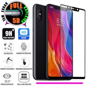 Xiaomi Mi 8 Temperli Ekran Koruyucu Silikon Kılıf