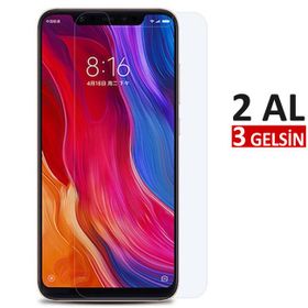 Xiaomi Mi 8 Temperli Ekran Koruyucu Uyumlu Kırılmaz Cam