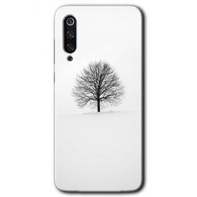 Xiaomi Mi 9 Alone Tree Baskılı Uyumlu Silikon Kılıf