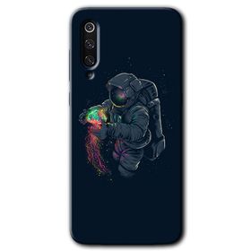 Xiaomi Mi 9 Astronot Kıyafeti Baskılı Uyumlu Silikon Kılıf