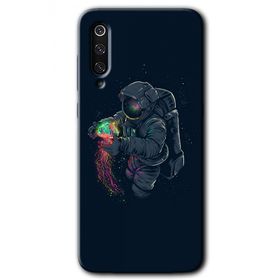 Xiaomi Mi 9 Astronot Kıyafeti Baskılı Uyumlu Silikon Kılıf