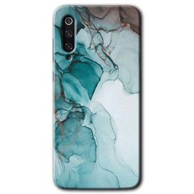 Xiaomi Mi 9 Buzul Mermer Baskılı Uyumlu Silikon Kılıf