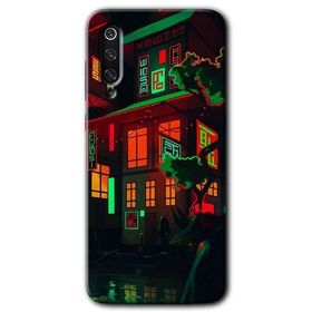 Xiaomi Mi 9 China Street Baskılı Uyumlu Silikon Kılıf
