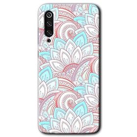 Xiaomi Mi 9 Çin Mandala 1 Baskılı Uyumlu Silikon Kılıf