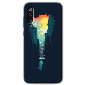 Xiaomi Mi 9 City Bird Sky Baskılı Uyumlu Silikon Kılıf
