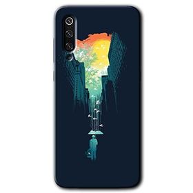 Xiaomi Mi 9 City Bird Sky Baskılı Uyumlu Silikon Kılıf