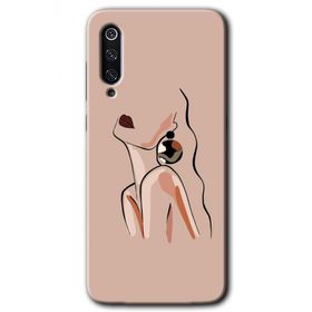 Xiaomi Mi 9 Çizim Silüet Baskılı Uyumlu Silikon Kılıf