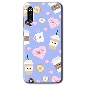 Xiaomi Mi 9 Coffee Cake Baskılı Uyumlu Silikon Kılıf
