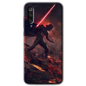 Xiaomi Mi 9 Darh Vader Wars Baskılı Uyumlu Silikon Kılıf
