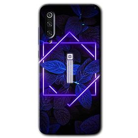 Xiaomi Mi 9 Dark Neon Yaprak İ Harfi Baskılı Uyumlu Silikon Kılıf