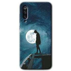 Xiaomi Mi 9 Dolunay Yalnızlık Baskılı Uyumlu Silikon Kılıf