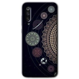 Xiaomi Mi 9 Gezegen Döngüsü Baskılı Uyumlu Silikon Kılıf