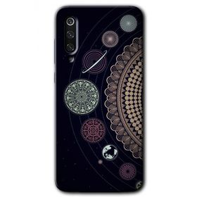 Xiaomi Mi 9 Gezegen Döngüsü Baskılı Uyumlu Silikon Kılıf