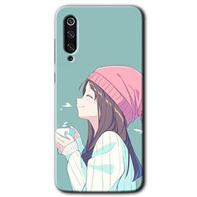 Xiaomi Mi 9 Happy Girl Baskılı Uyumlu Silikon Kılıf