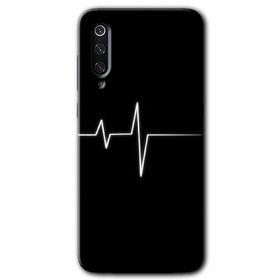 Xiaomi Mi 9 Heart Rytm Baskılı Uyumlu Silikon Kılıf