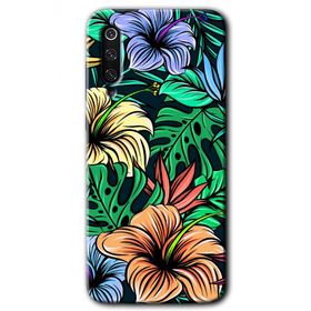 Xiaomi Mi 9 Hibiscus Flowers Baskılı Uyumlu Silikon Kılıf