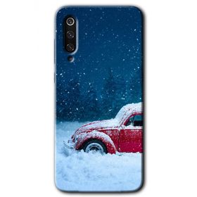 Xiaomi Mi 9 Karlı Vosvos Baskılı Uyumlu Silikon Kılıf