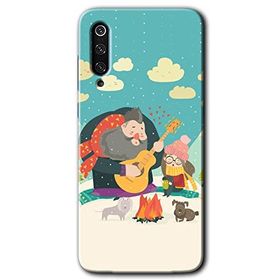 Xiaomi Mi 9 Kış Pikniği Baskılı Uyumlu Silikon Kılıf