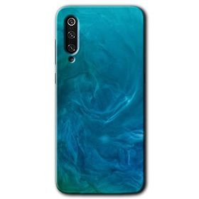 Xiaomi Mi 9 Mavi Aura Baskılı Uyumlu Silikon Kılıf