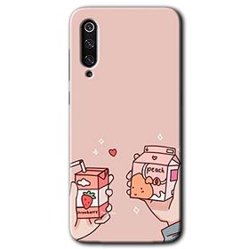 Xiaomi Mi 9 Meyveli Süt Baskılı Uyumlu Silikon Kılıf