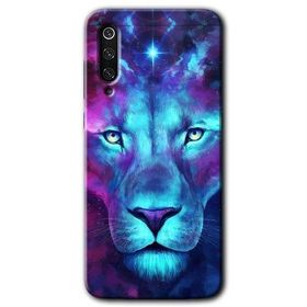 Xiaomi Mi 9 Neon Lion Baskılı Uyumlu Silikon Kılıf