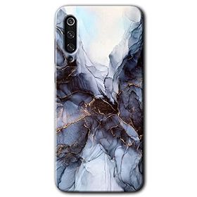 Xiaomi Mi 9 Otantik Mermer Baskılı Uyumlu Silikon Kılıf