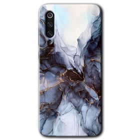 Xiaomi Mi 9 Otantik Mermer Baskılı Uyumlu Silikon Kılıf