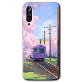 Xiaomi Mi 9 Rails Paint Baskılı Uyumlu Silikon Kılıf