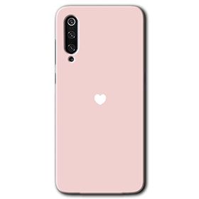 Xiaomi Mi 9 Sade Kalp Baskılı Uyumlu Silikon Kılıf