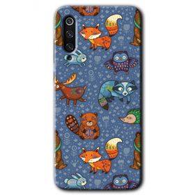 Xiaomi Mi 9 SE Animals Funny Baskılı Uyumlu Silikon Kılıf