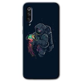 Xiaomi Mi 9 SE Astronot Kıyafeti Baskılı Uyumlu Silikon Kılıf
