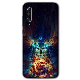 Xiaomi Mi 9 SE Ballı Baykuş Baskılı Uyumlu Silikon Kılıf