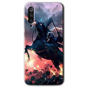 Xiaomi Mi 9 SE Bloodhorne Baskılı Uyumlu Silikon Kılıf