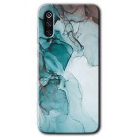 Xiaomi Mi 9 SE Buzul Mermer Baskılı Uyumlu Silikon Kılıf