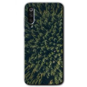Xiaomi Mi 9 SE Çam Ağacı Ormanı Baskılı Uyumlu Silikon Kılıf