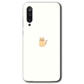 Xiaomi Mi 9 SE Cat Minimalism Baskılı Uyumlu Silikon Kılıf
