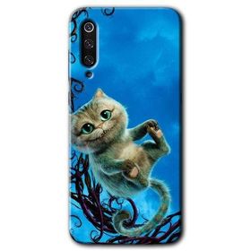 Xiaomi Mi 9 SE Çılgın Kedi Baskılı Uyumlu Silikon Kılıf