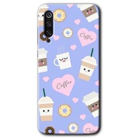 Xiaomi Mi 9 SE Coffee Cake Baskılı Uyumlu Silikon Kılıf