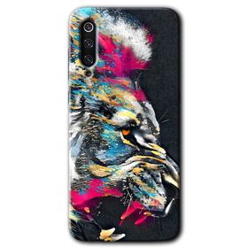 Xiaomi Mi 9 SE Colorfull Aslan Baskılı Uyumlu Silikon Kılıf