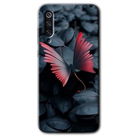 Xiaomi Mi 9 SE Dark Butterfly Baskılı Uyumlu Silikon Kılıf
